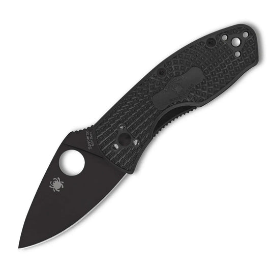 Spyderco Ambitious Lightweight Black Blade PlainEdge Spyderco