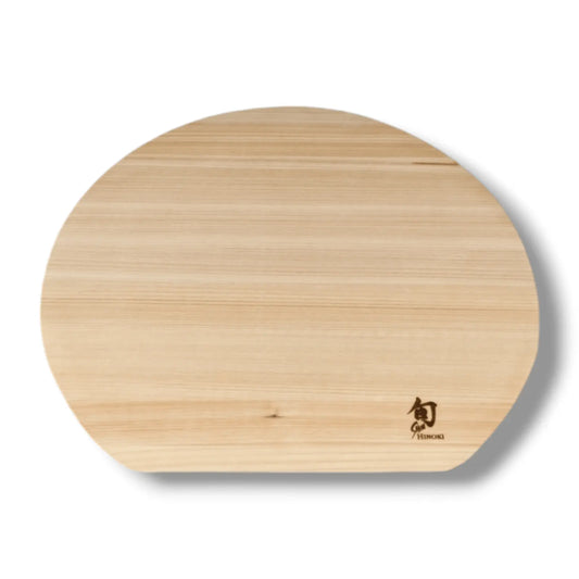 KAI Shun DM-0818 – Wendebrett aus Hinoki-Zypresse in der Gesamtansicht