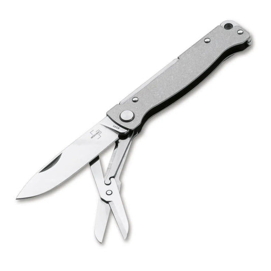 Böker Plus Atlas Multi SW – Slipjoint Taschenmesser mit Schere Böker Plus