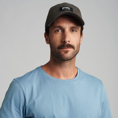 STIHL Cap LYOCELL Grau – Nachhaltiger Style für jeden Tag