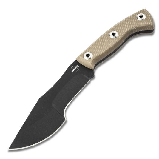 Böker Plus Mini Tracker 2.0 – Survivalmesser 1095 Stahl, Micarta, Kydexscheide Böker Plus