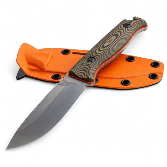 Benchmade 15002-1 Saddle Mountain Skinner – CPM-S90V, Richlite Griff, Hunt Line Benchmade
