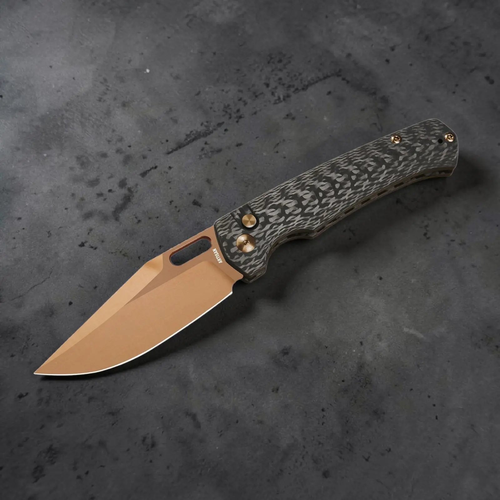 Artisan Revel Limited 1867 Rose Gold – freigestellte Detailaufnahme der AR-SFII-Klinge