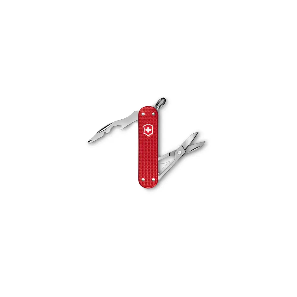 Victorinox Companion S Alox 58 mm Rot – Kompaktes Multitool ohne Klinge mit 5 Funktionen