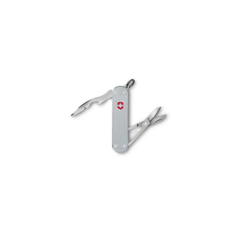 Victorinox Companion S Alox 58 mm Silber – Kompaktes Multitool ohne Klinge mit 5 Funktionen