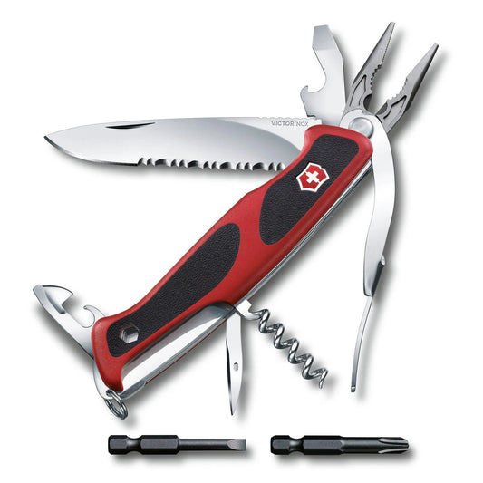 Victorinox Ranger 174 W Grip 0.9728.WC – Hauptansicht in Rot und Schwarz