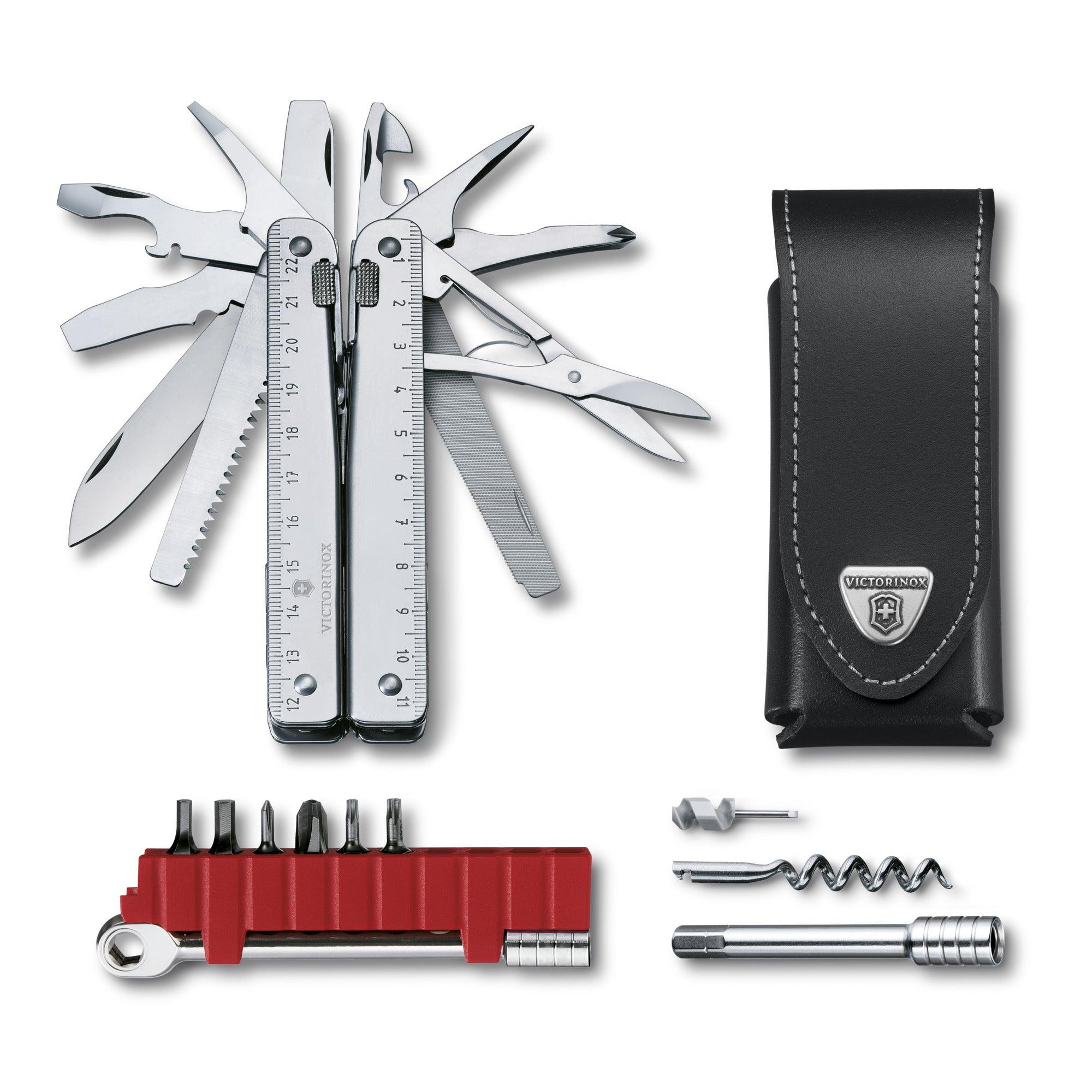 Victorinox Swiss Tool X Plus Ratchet Faltschachtel Silber 3.0339.L
