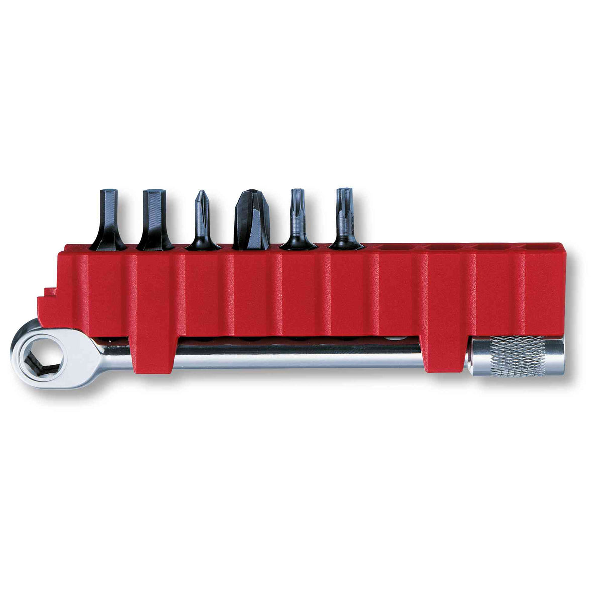 Victorinox Ratsche Bithalter Set mit 6 Bits – SwissTool Zubehör kompakt 3.0306