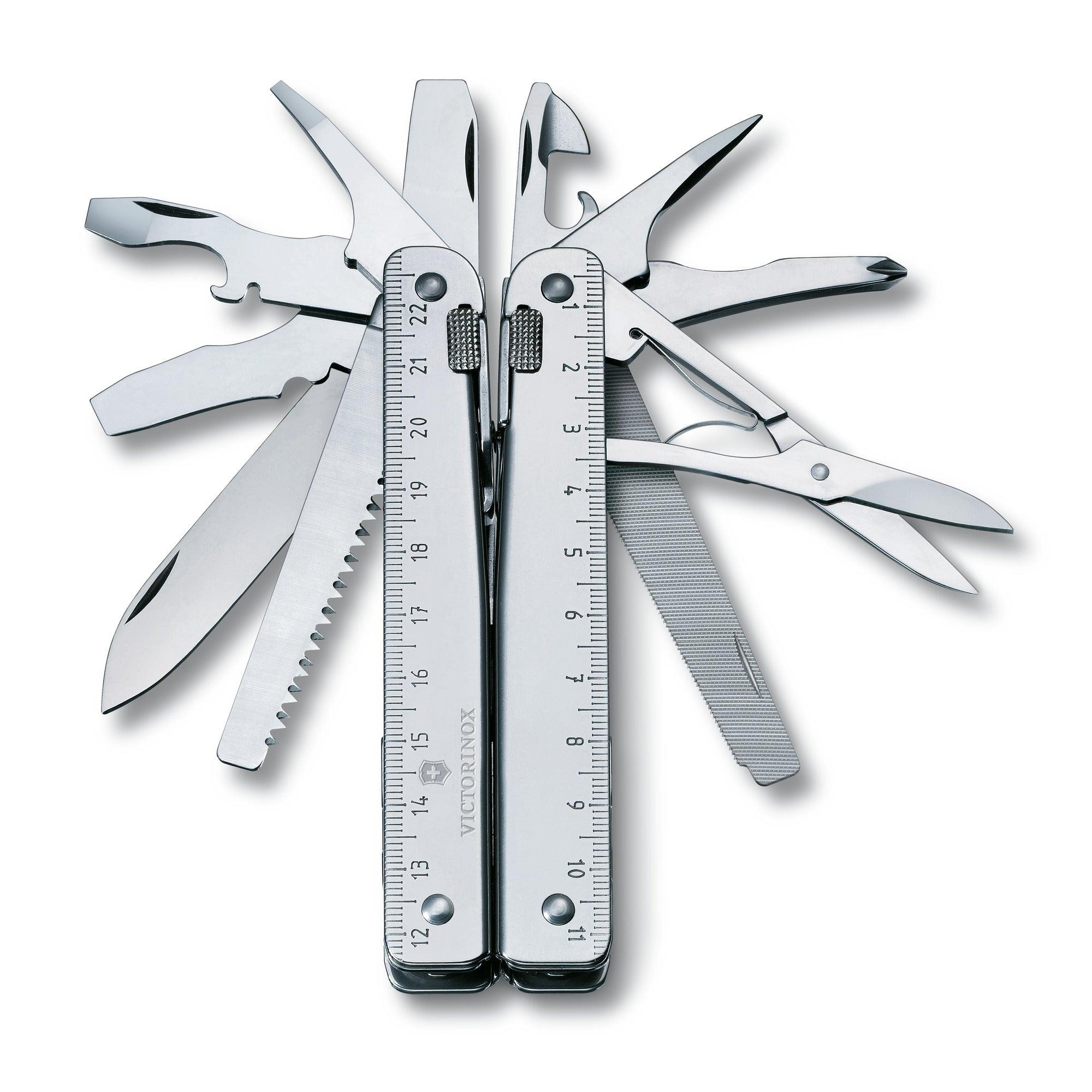 Victorinox Swiss Tool X Plus Ratchet Faltschachtel Silber 3.0339.L