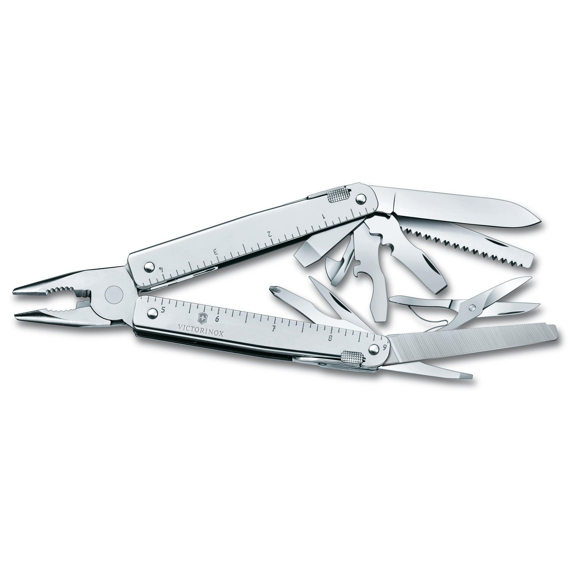 Victorinox Swiss Tool X Plus Ratchet Faltschachtel Silber 3.0339.L