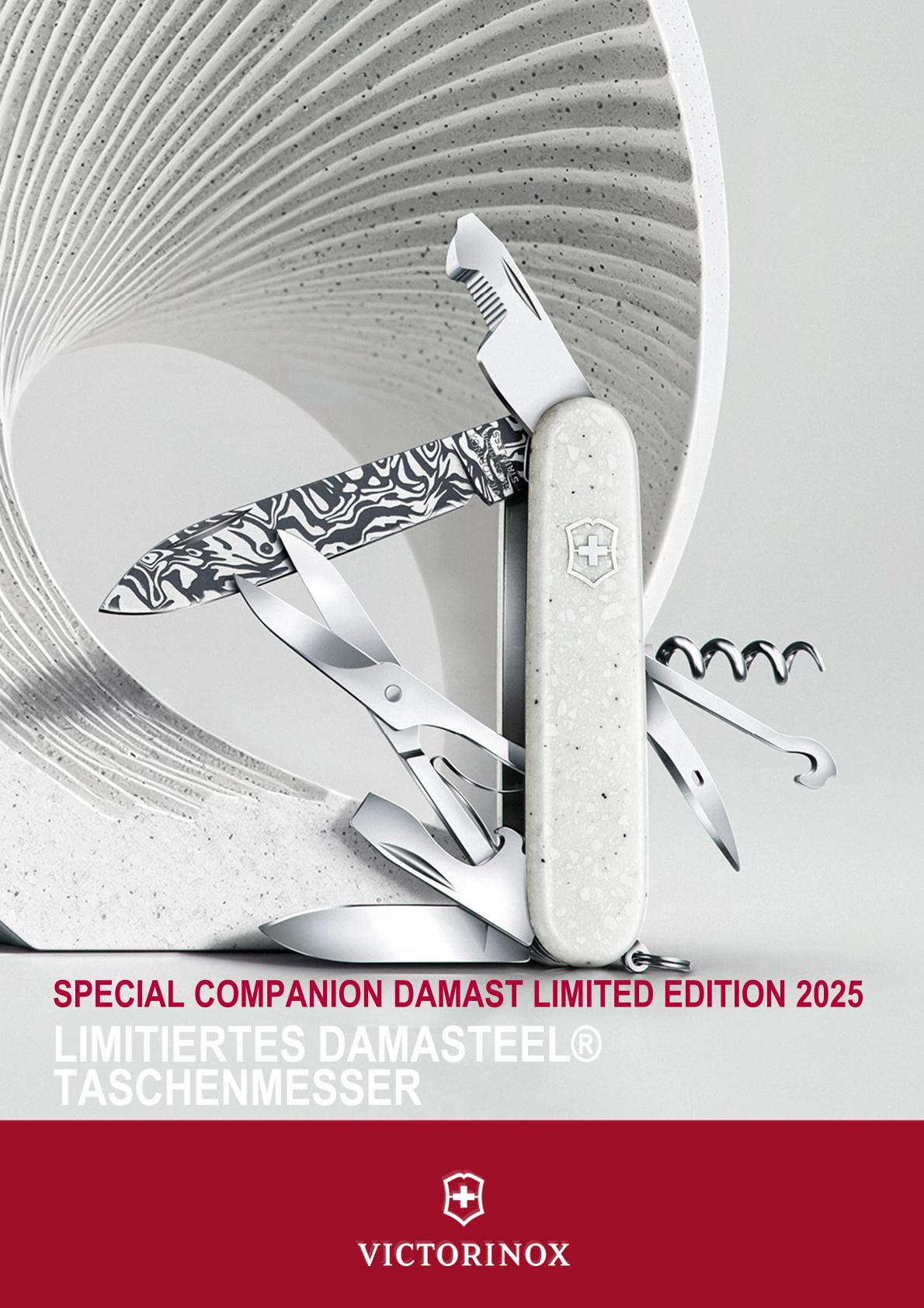 Victorinox Damast Limited Edition 2025 Companion | Corian Griff | 7000 Stück
