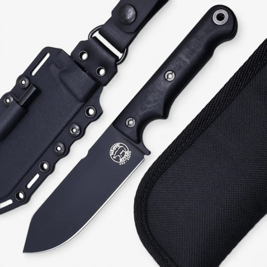 White River FC5 Blackout Micarta – Feststehendes Messer CPM-S35VN · Black Cerakote · Custom Shop Version 2026 White River Knife & Tool