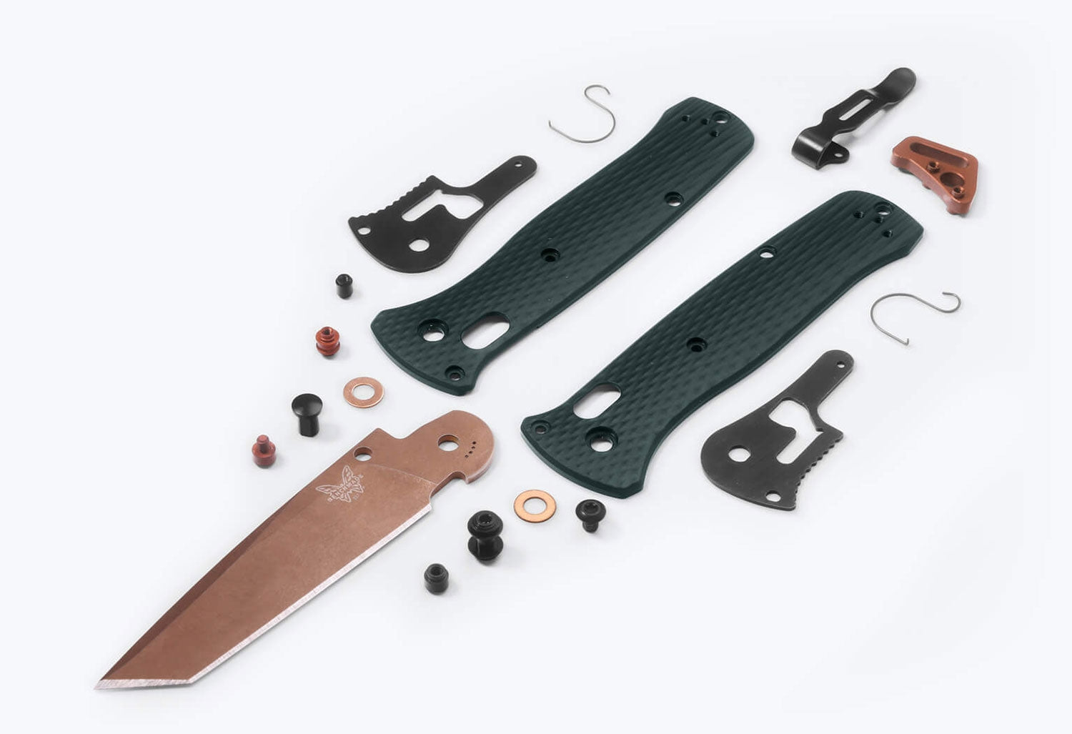 Benchmade 537FE-2601 Bailout, S90V, Taiga Green