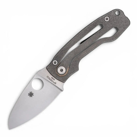 Spyderco PITS 2, M398, Titan, 42a konform, C269TIP