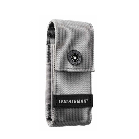 Leatherman Nylon Holster Grau mit Taschen – Passend für ARC, FREE P2/P4 | Hochwertiges Gürteletui