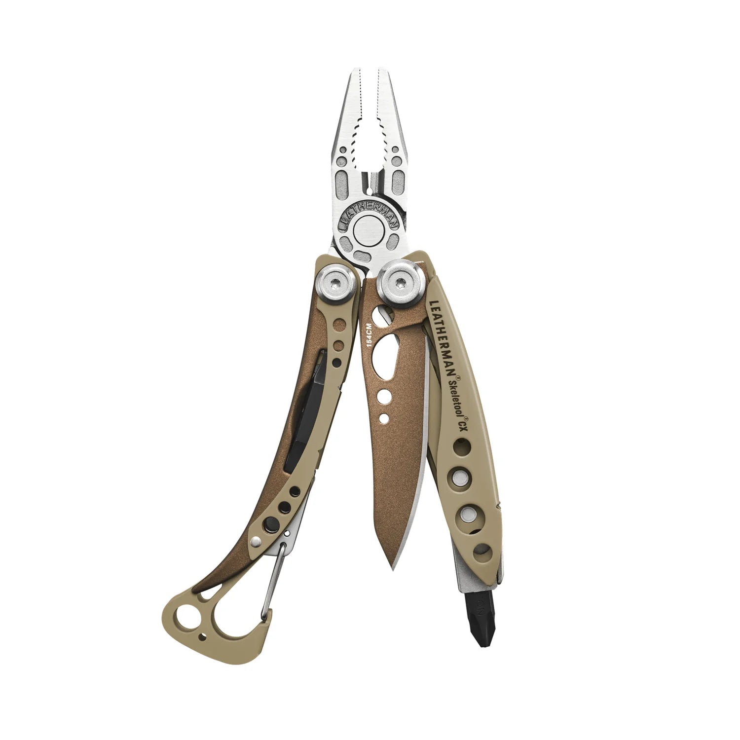 Leatherman Skeletool CX Sandstorm – Kompaktes Multi-Tool mit 154CM-Klinge
