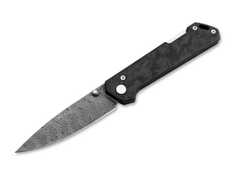 Böker Jahresmesser 2026 Damast 999 Stück Solingen Sammlermesser Carbon Backlock Böker Manufaktur Solingen