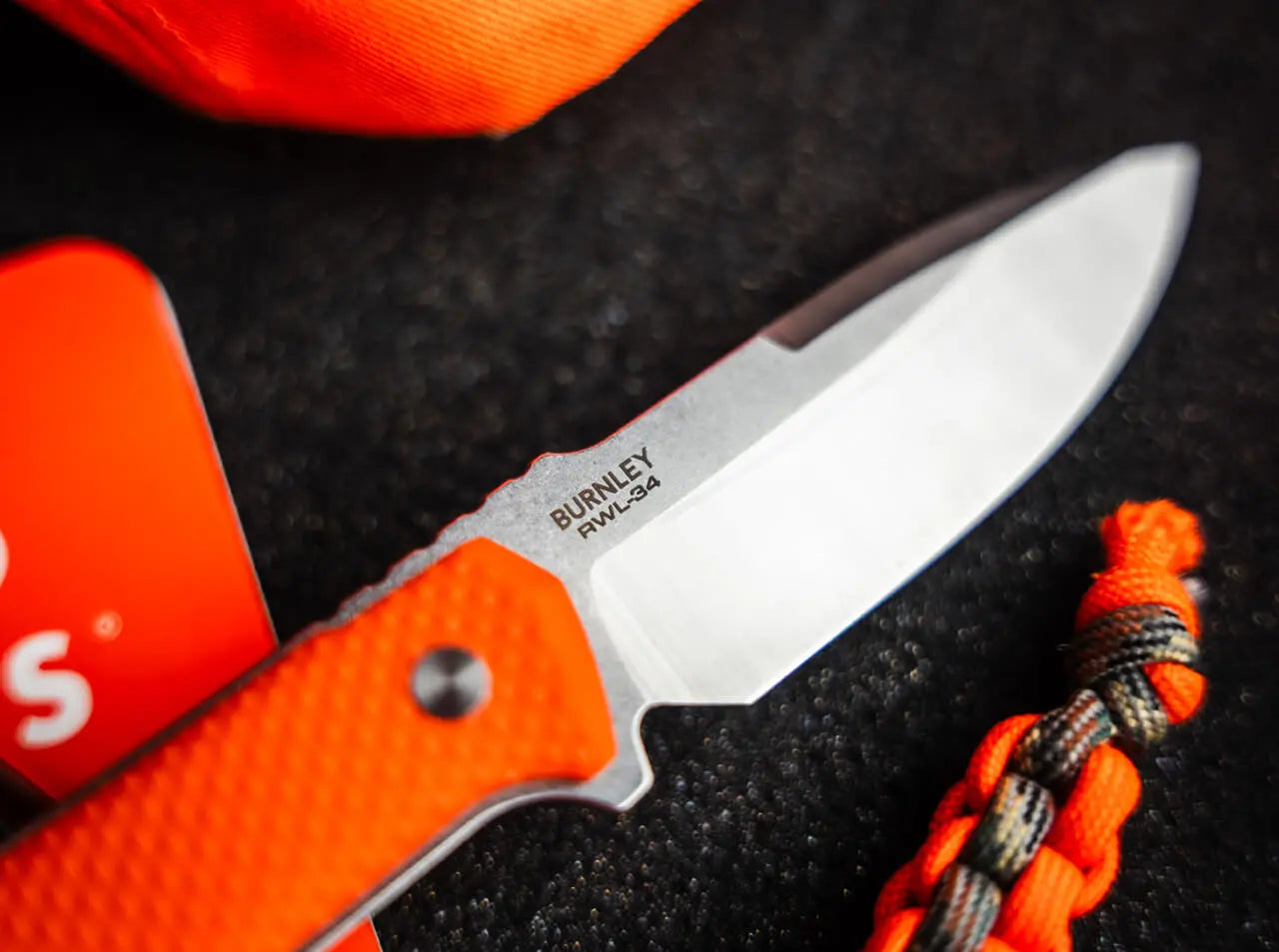 Böker Kiboku G10 Orange – Feststehendes Messer mit RWL-34 & Kydex-Scheide, Solingen Böker Manufaktur Solingen