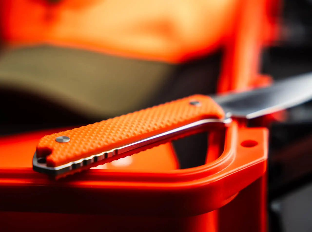 Böker Kiboku G10 Orange – Feststehendes Messer mit RWL-34 & Kydex-Scheide, Solingen Böker Manufaktur Solingen