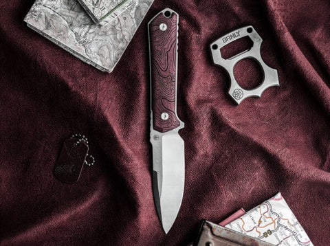 Böker Kiboku Richlite Red Topo | Feststehendes Messer RWL-34 Böker Manufaktur Solingen