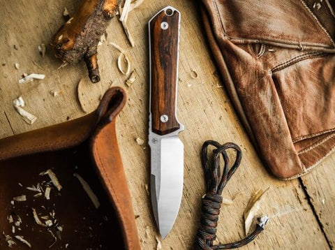 Böker Kiboku Wüsteneisenholz – Feststehendes Messer mit RWL-34 Stahl, Lucas Burnley Design, Made in Solingen Böker Manufaktur Solingen