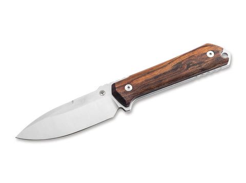 Böker Kiboku Wüsteneisenholz – Feststehendes Messer mit RWL-34 Stahl, Lucas Burnley Design, Made in Solingen