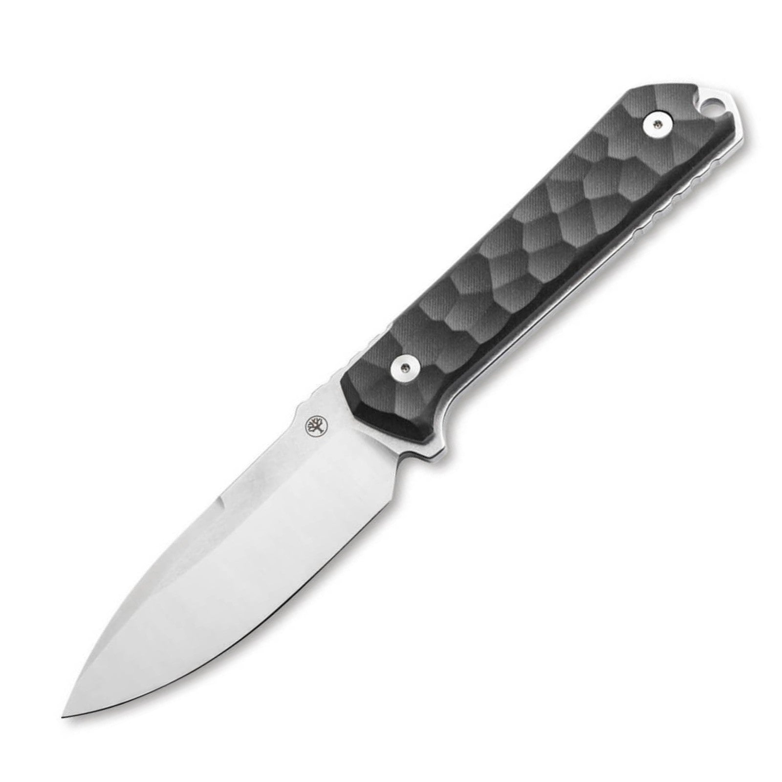 Böker Kiboku Richlite Black Rock Pattern – Feststehendes Messer mit RWL-34 & Kydex-Scheide