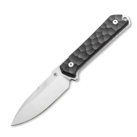 Böker Kiboku Richlite Black Rock Pattern – Feststehendes Messer mit RWL-34 & Kydex-Scheide