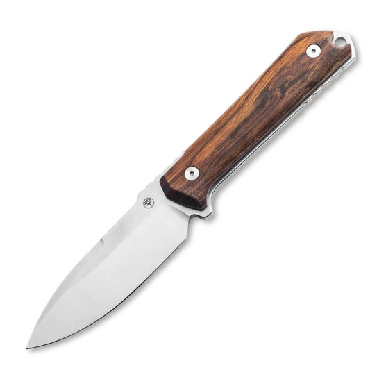 Böker Kiboku Wüsteneisenholz – Feststehendes Messer mit RWL-34 Stahl, Lucas Burnley Design, Made in Solingen Böker Manufaktur Solingen