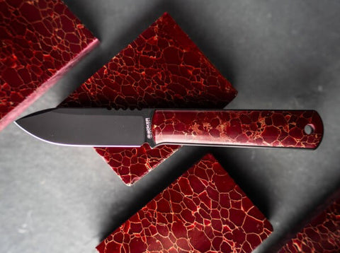 Böker BFF Packlite TrueStone – Limitiertes feststehendes EDC Messer mit MagnaCut-Klinge & TrueStone-Griff (199 Stück)