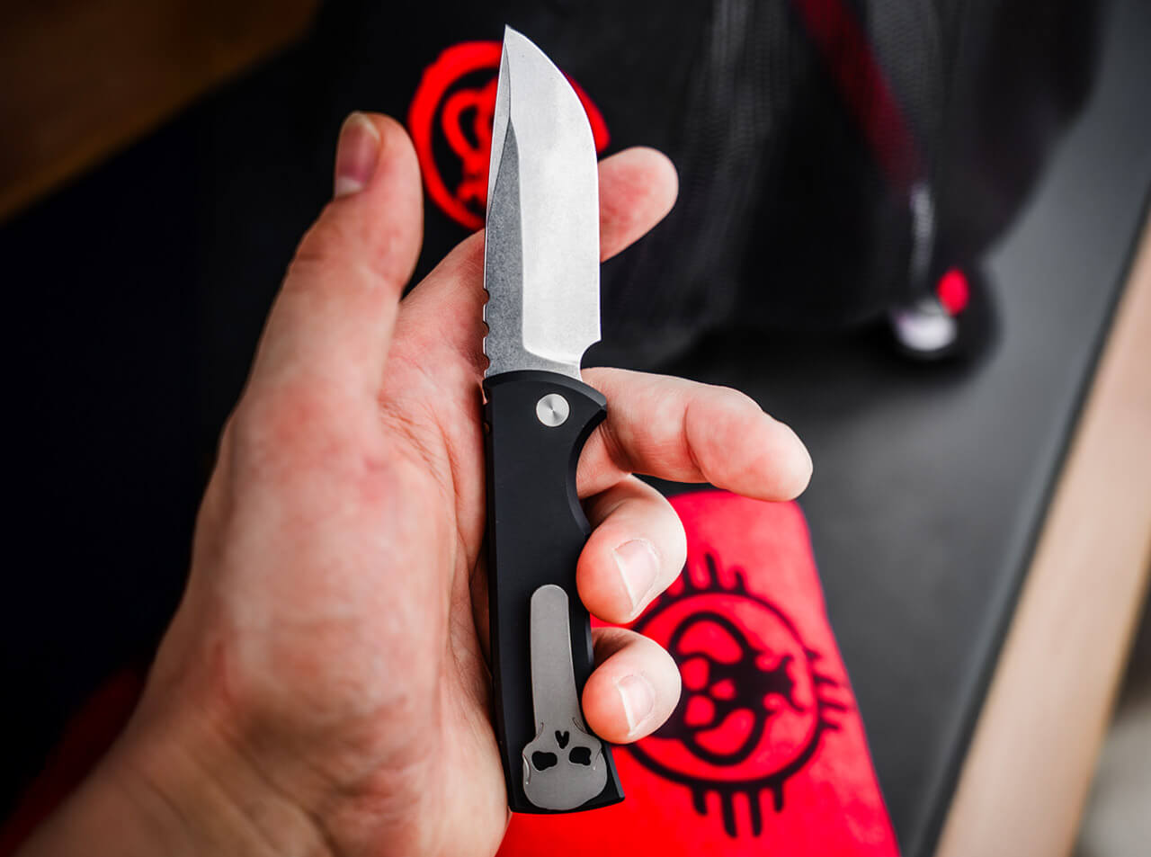 Böker Mini Redencion 42a – §42a-konformes EDC Taschenmesser mit MagnaCut-Klinge & Button Lock