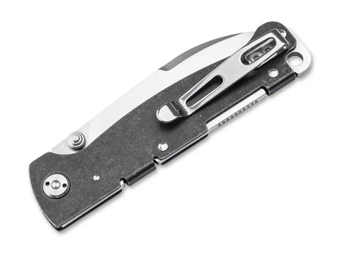 Böker Plus Atlas Droppoint TS D2 Backlock Taschenmesser Einhandmesser EDC Böker Plus