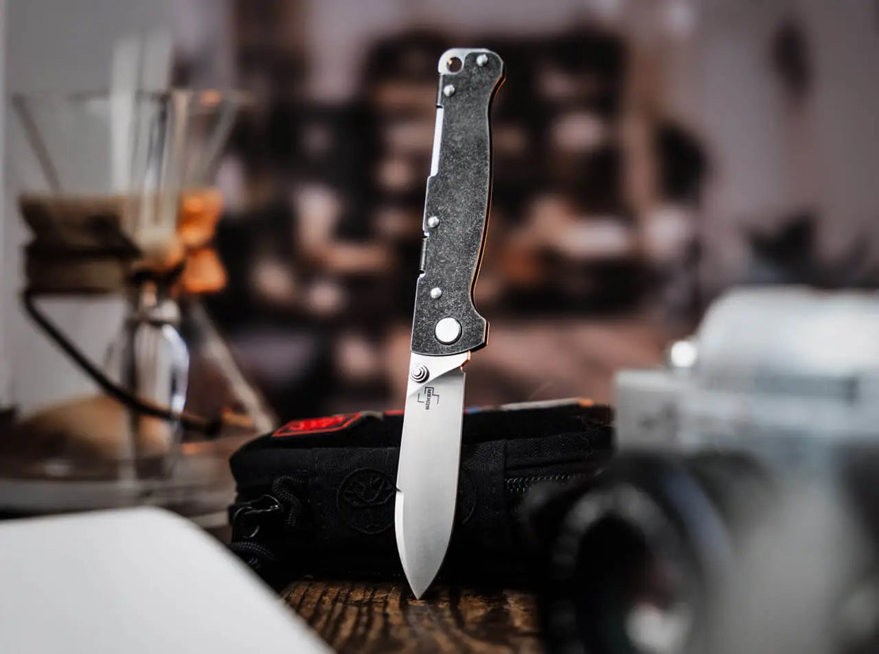 Böker Plus Atlas Droppoint TS D2 Backlock Taschenmesser Einhandmesser EDC Böker Plus
