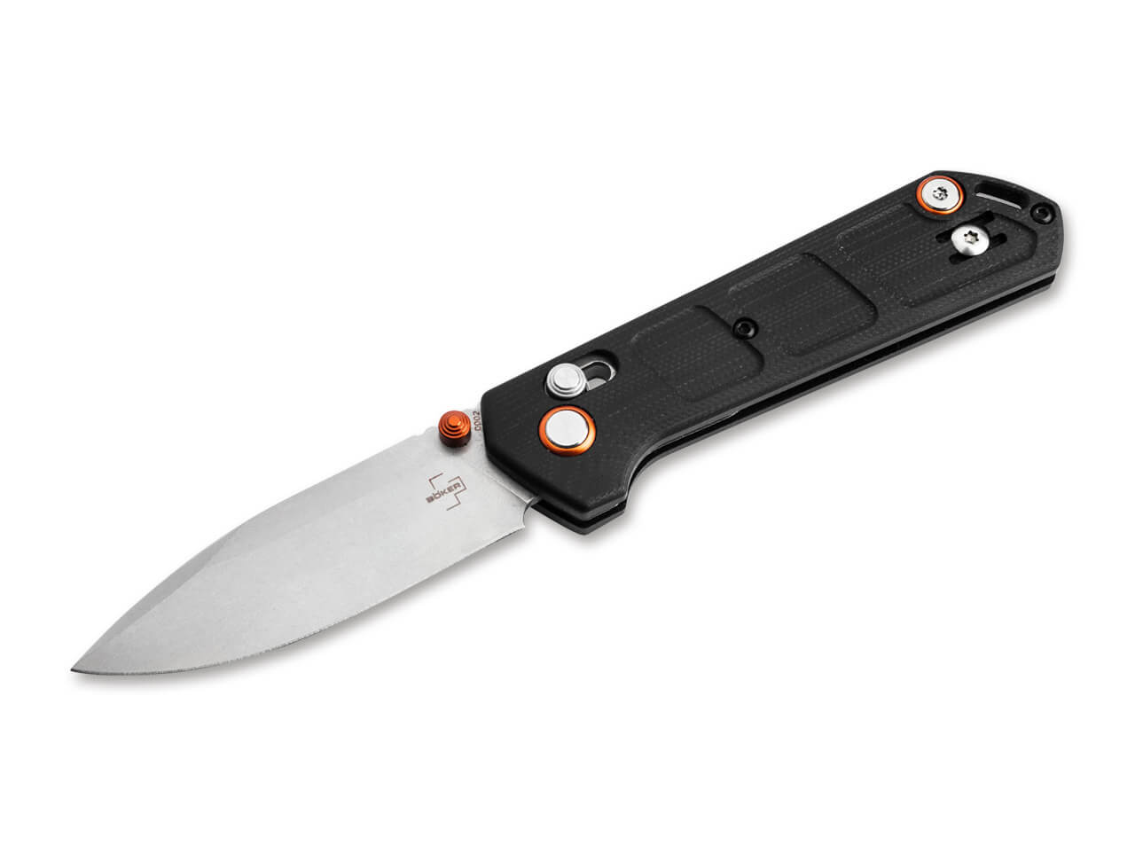 Böker Plus Kihon Compact – EDC Taschenmesser mit D2 Stahl, Crossbar Lock & GFN Griff | Lucas Burnley Böker Plus
