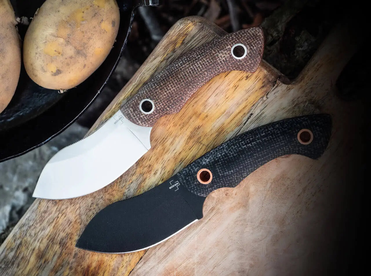 Böker Plus Nessmi Pro Black – Kompaktes Outdoor- & Jagdmesser im taktischen Look Böker