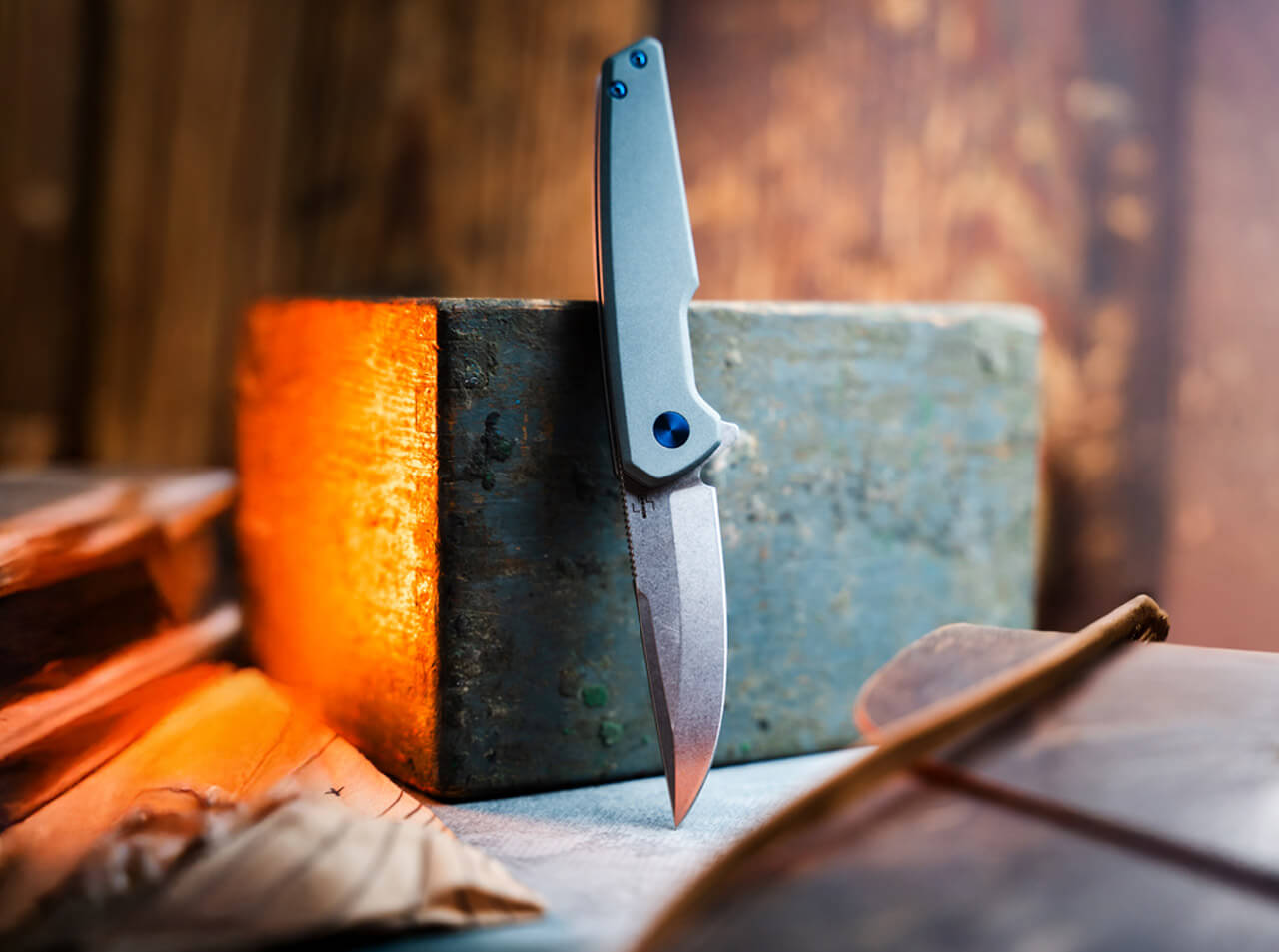 Böker Plus The Dace Messer Nitro-V Klinge Flipper Aluminium EDC