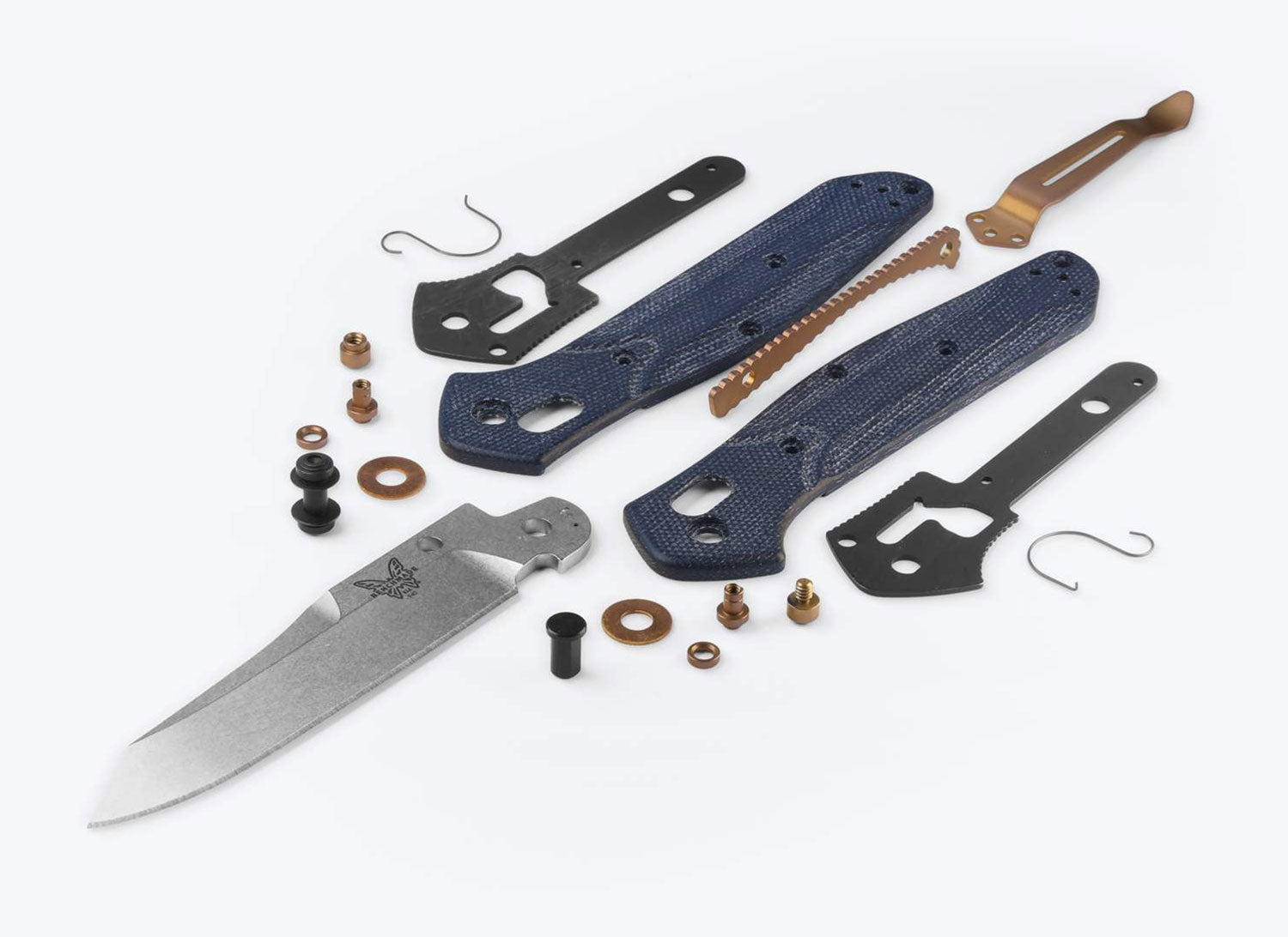 Benchmade 940-04 Osborne – Blue Denim Micarta, M390, AXIS Lock