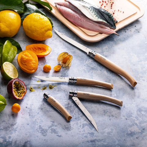 Opinel Effilé 8 Buche – Elegantes Slim-Taschenmesser mit Buchenholzgriff & 8 cm Edelstahlklinge