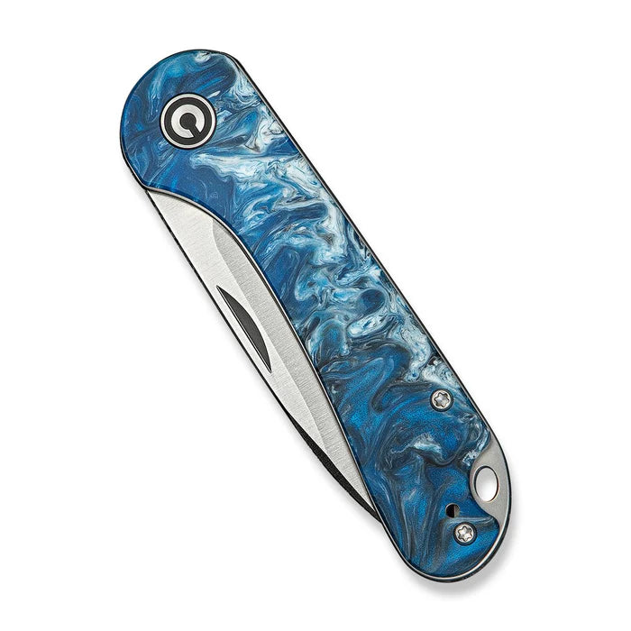 CIVIVI Elementum Slip Joint 14C28N – Blue Ocean Resin (C18062AJ-4)