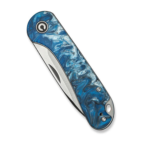 CIVIVI Elementum Slip Joint 14C28N – Blue Ocean Resin (C18062AJ-4)