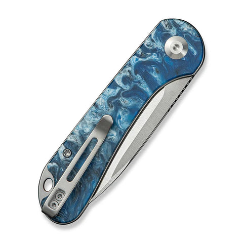 CIVIVI Elementum Slip Joint 14C28N – Blue Ocean Resin (C18062AJ-4)