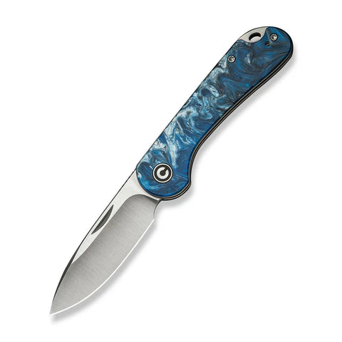 CIVIVI Elementum Slip Joint 14C28N – Blue Ocean Resin (C18062AJ-4)