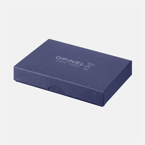 Opinel N°08 Laminierte Birke Rot – Elegantes Taschenmesser mit farbigem Birkenholzgriff & Geschenkbox