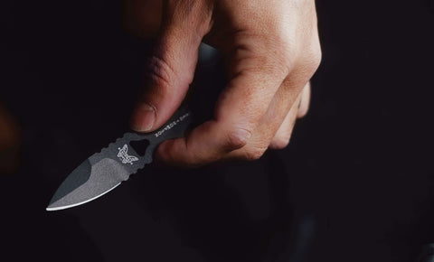 Benchmade 177GY Mini SOCP Dagger Tungsten Grey – 440C Dolch | Fixed Blade | USA