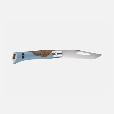Opinel néo7 Alpine Gletscherblau – Taschenmesser für den Bergsport