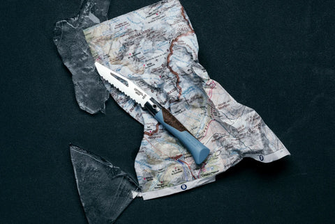 Opinel néo7 Alpine Gletscherblau – Taschenmesser für den Bergsport
