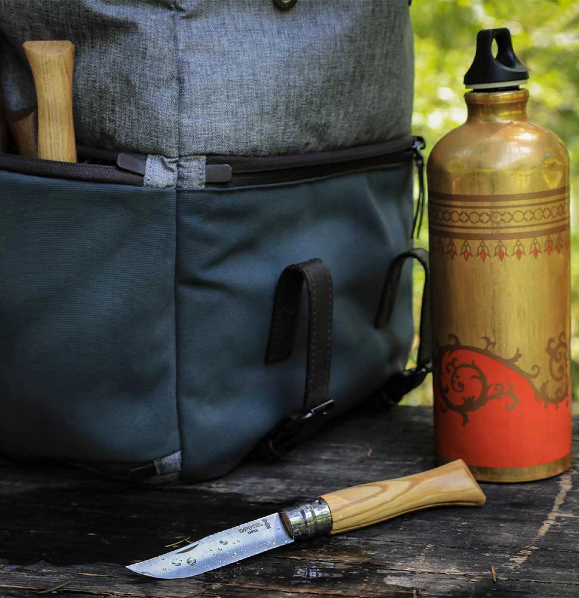 Opinel N°08 Olivenholz – Elegantes Taschenmesser mit Edelstahlklinge & mediterranem Holzgriff