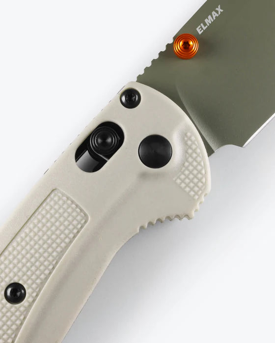 Benchmade 15536GN-01 Taggedout – Tan Grivory, Elmax, AXIS Lock, SelectEdge®