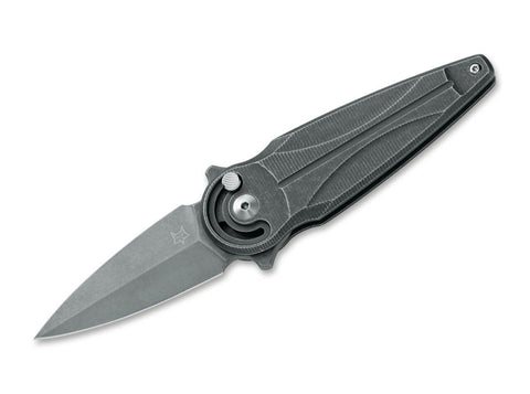 Fox Saturn Aluminium Grey – N690 – Radius Lock – Flipper – Fox Knives