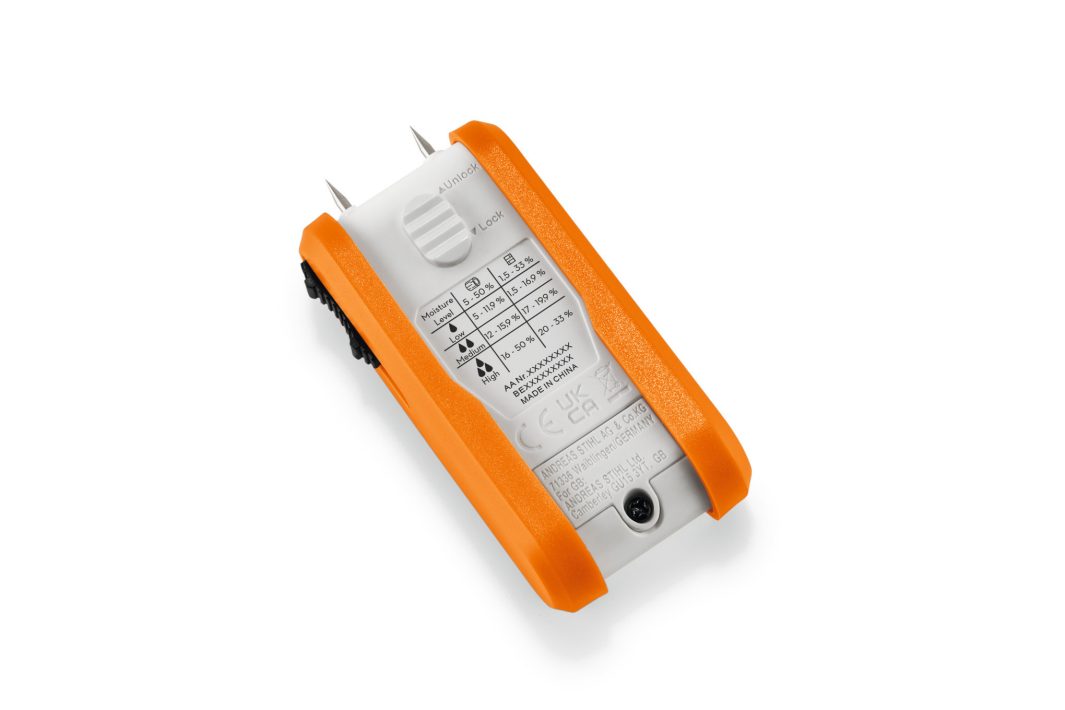 STIHL Holzfeuchtigkeits-Messgerät mit Display – für Brenn- & Bauholz, digital